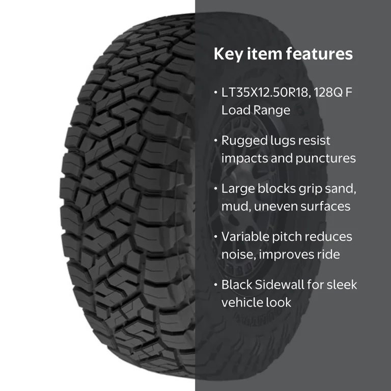 Toyo Tires Open Country R/T Trail 35X12.50R18 F/12PLY Exceptional