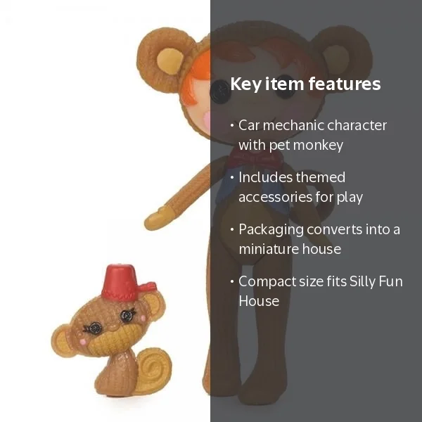 Mini Lalaloopsy Silly Fun House Ace Fender Bender Doll - Walmart.com