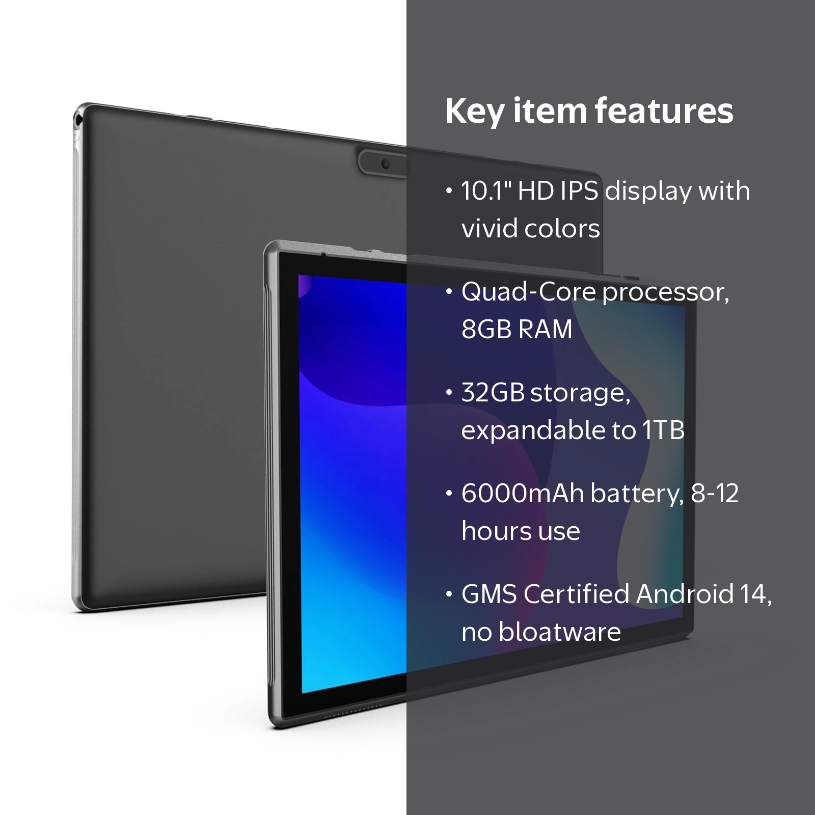 Free Shipping! ZZB 10.1 Inch Android 14 Tablet with 6GB RAM 32GB