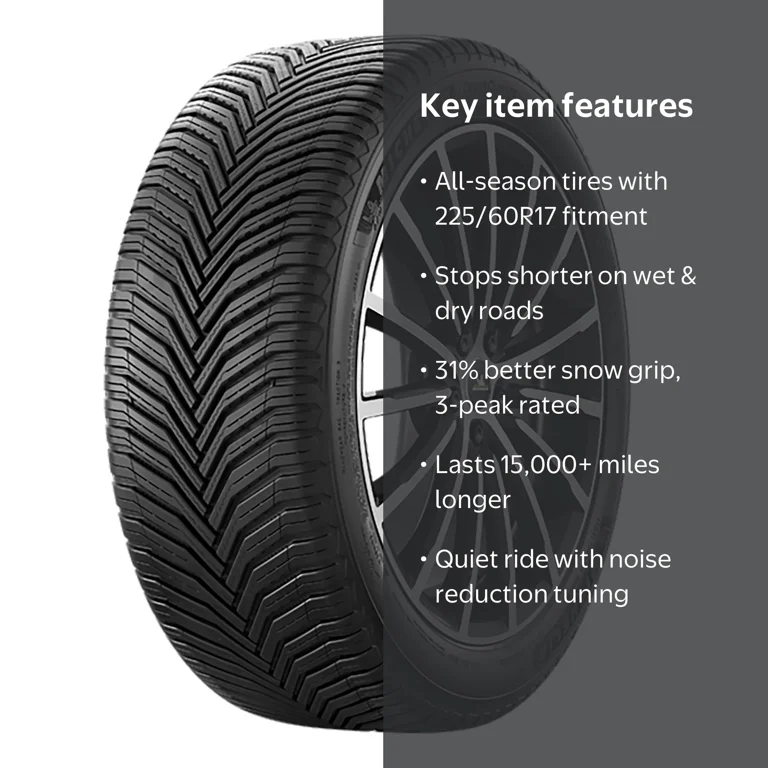 Michelin Advanced All-Season CrossClimate2 225/60R17 99H Tire with