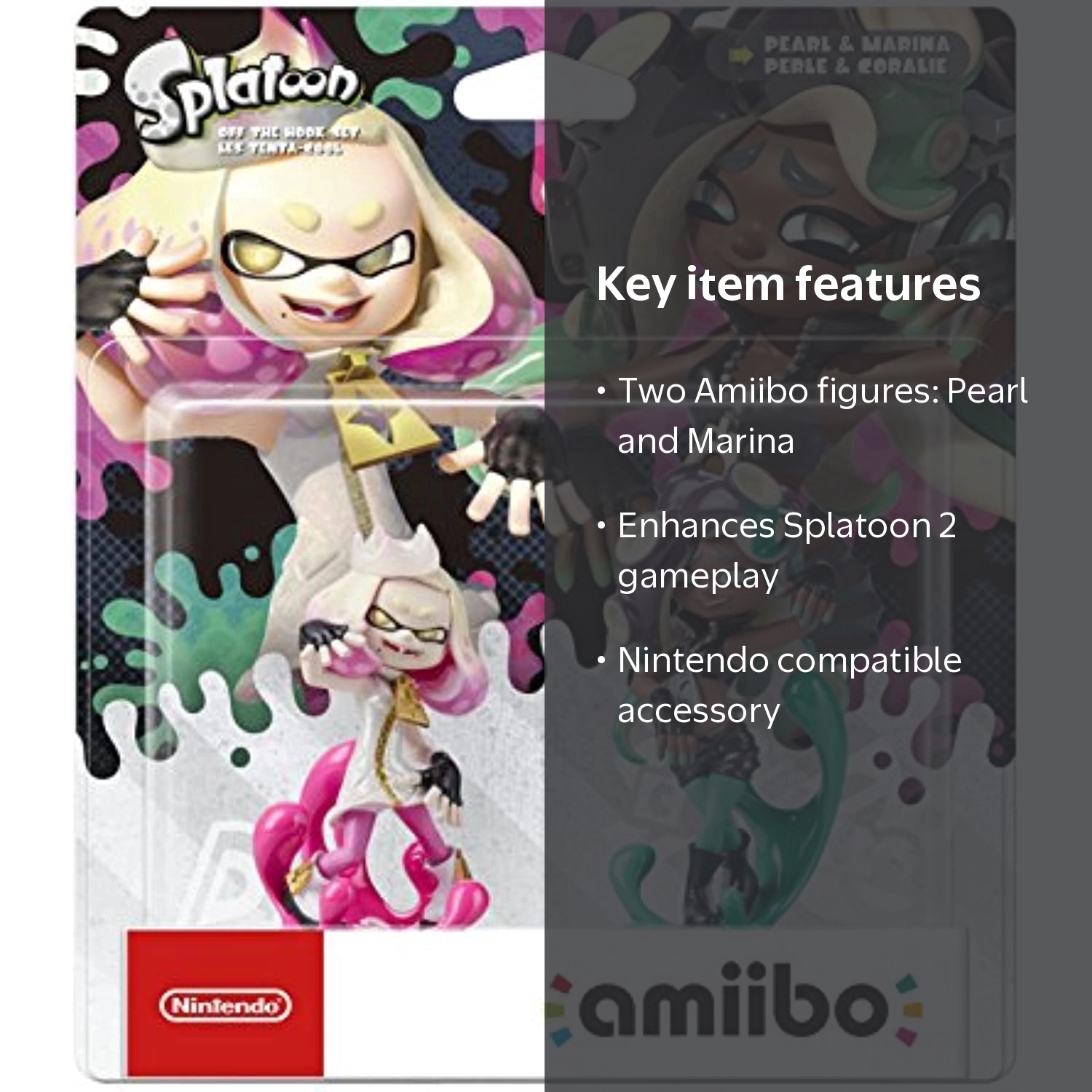 Pearl & Marina Amiibo 2-Pack - Splatoon Series for Nintendo Switch
