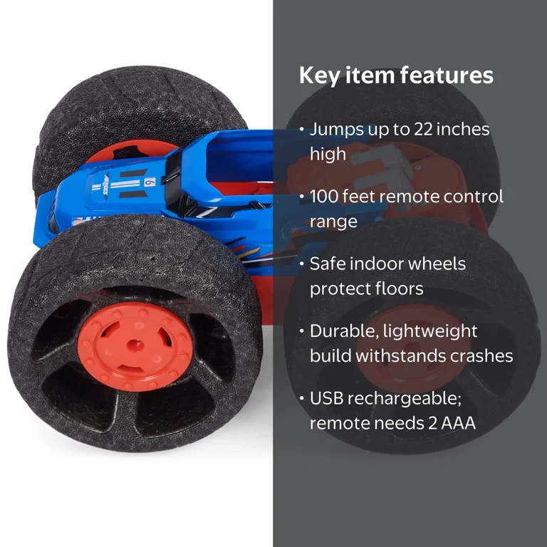 Air Hogs Super Soft, Jump Fury with Zero-Damage Wheels - Walmart.com