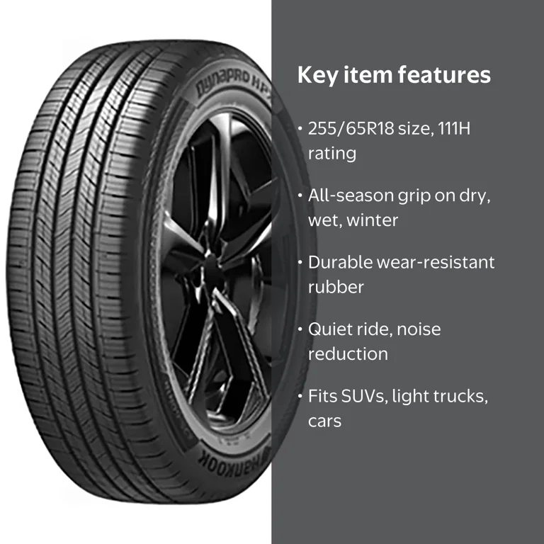 Hankook Dynapro HPX (RA43) 255/65R18 111H All season tire for CUV
