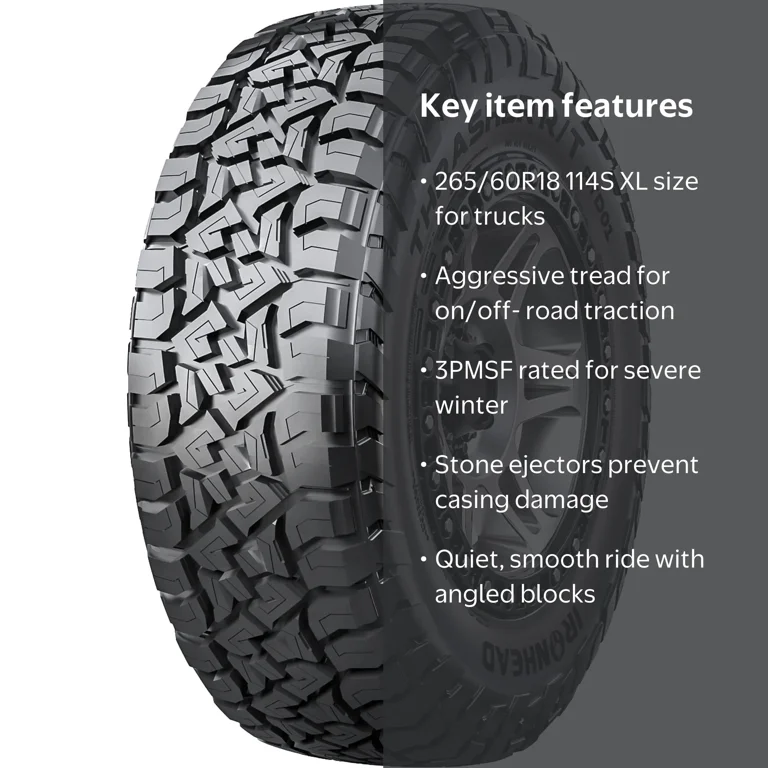 Ironhead Thrasher R/T RTD01 Rugged Terrain 265/60R18 114S XL Light