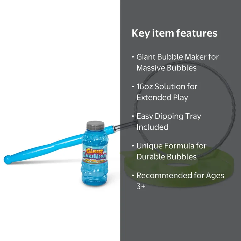 Funrise - Gazillion Bubble Incredibubble Wand - Walmart.com