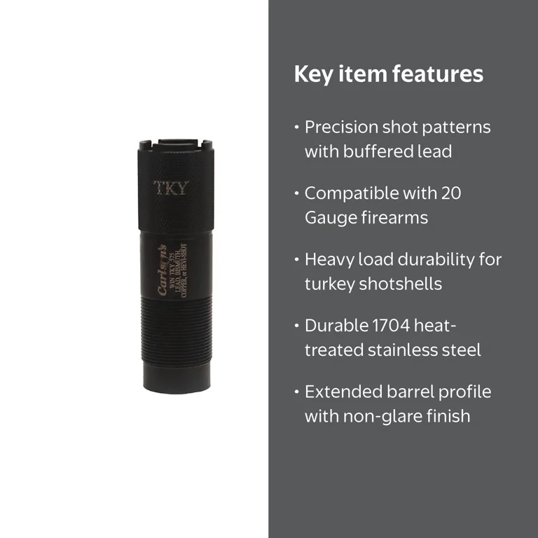 Winchester 20 Gauge Extended Turkey Choke Tube for Tight Patterns