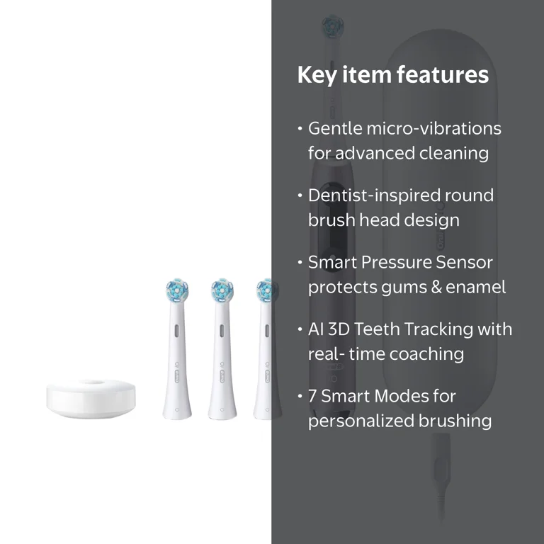 Oral-B, Electric Toothbrush, iO Series 9, Rose Quartz - Walmart.com