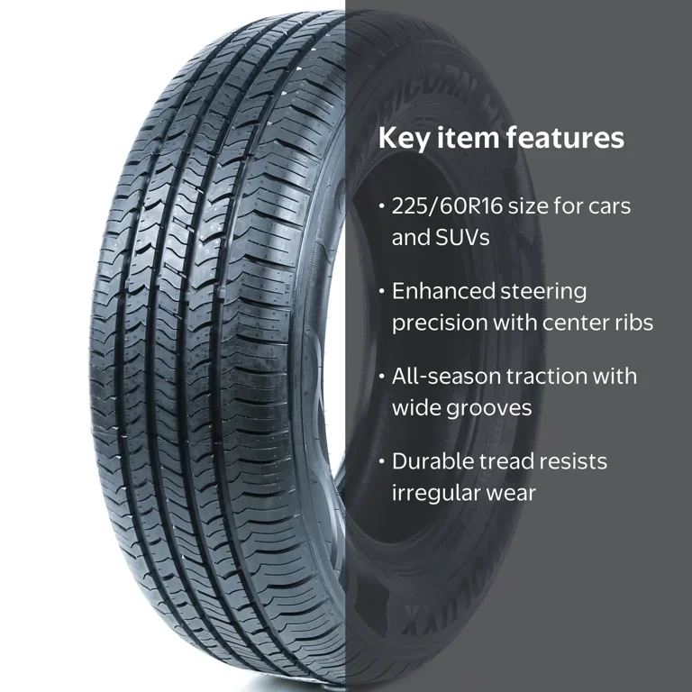 Evoluxx, Passenger Tire, 225/60R16 98H, All-Season Performance