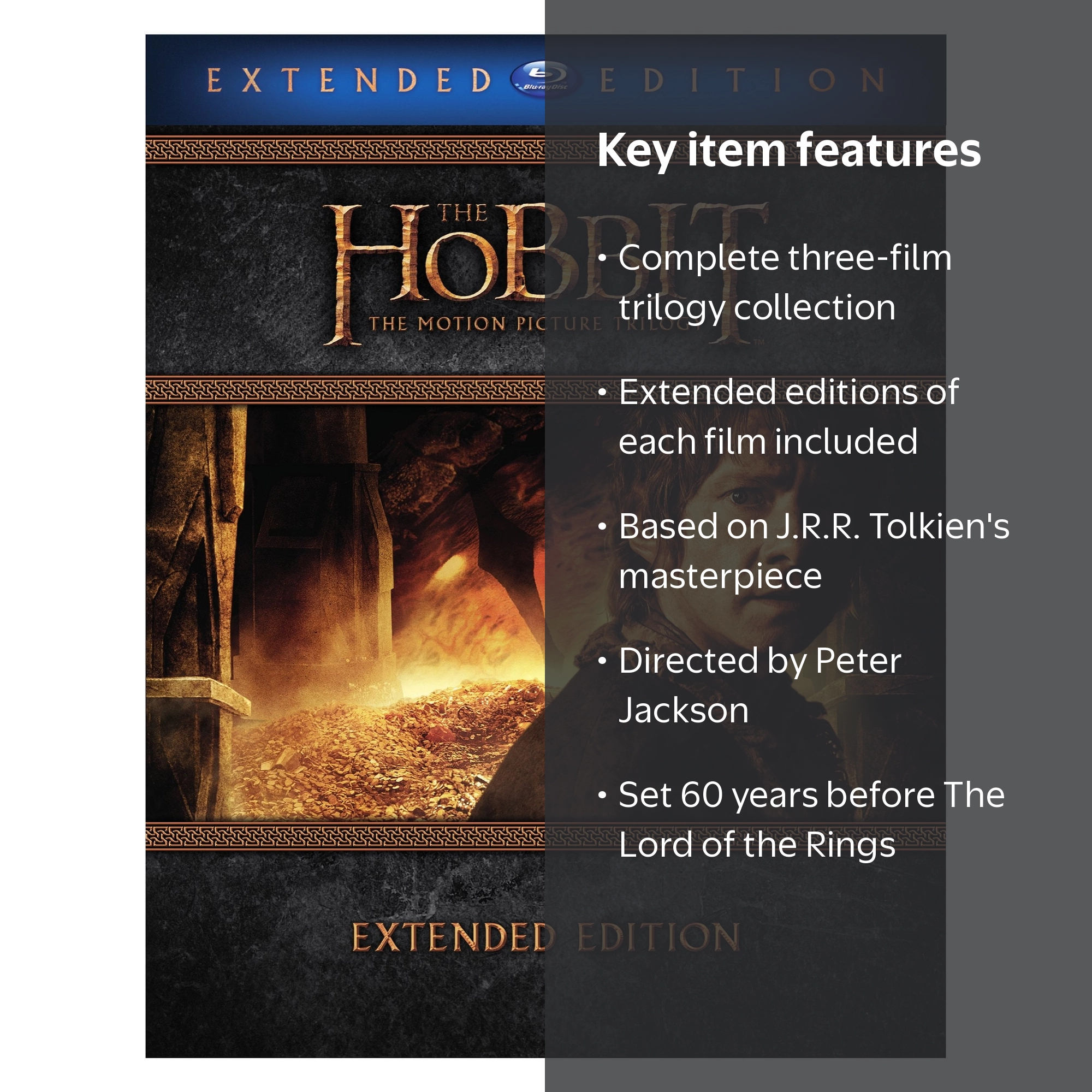 SDS, The Hobbit: The Motion Picture Trilogy, Extended Edition, Blu
