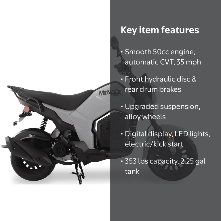 Ice Bear PMZ50-Z1 Menace 50cc Scooter, Assembly Instruction Not