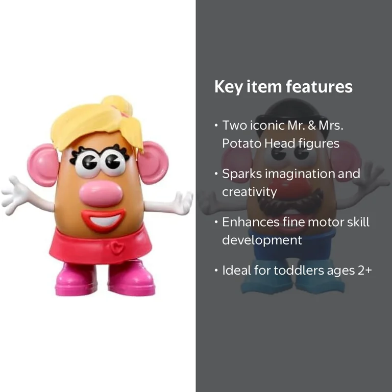 POTATO HEAD, Toy Figures Set, Includes Mix-and-Match Accessories