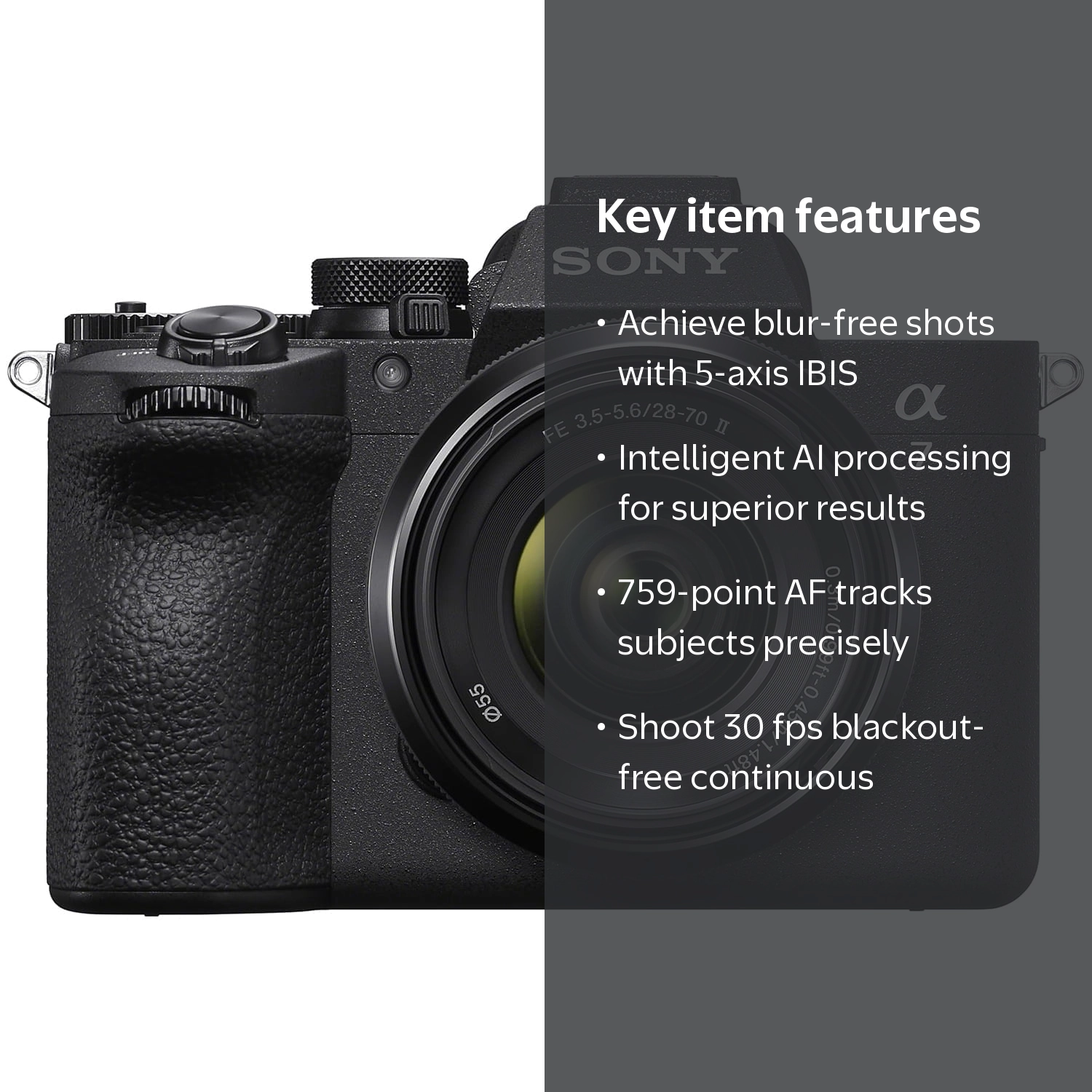 Sony a7 V Full-frame Mirrorless Interchangeable Lens Camera with