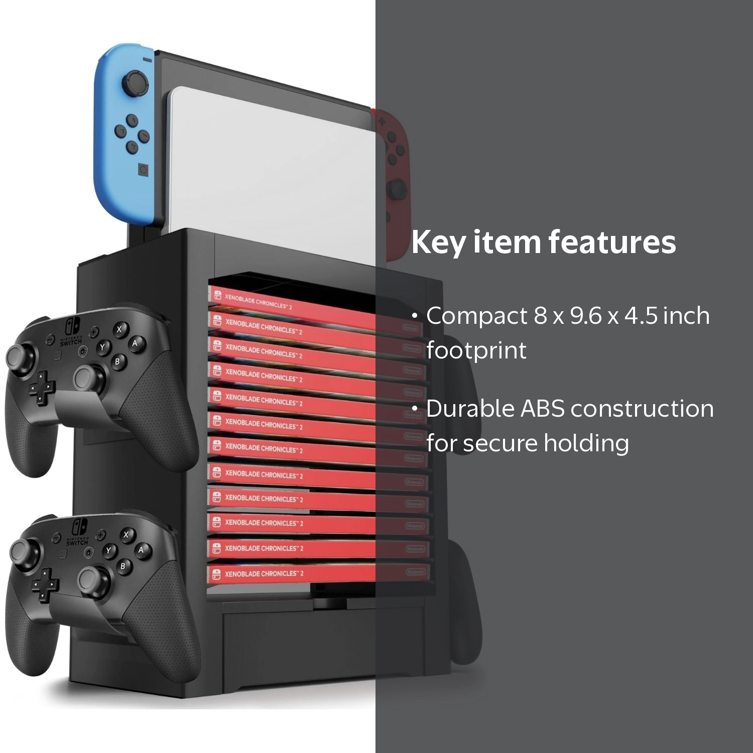 TNP Products, Switch Organizer Station, Black, 8