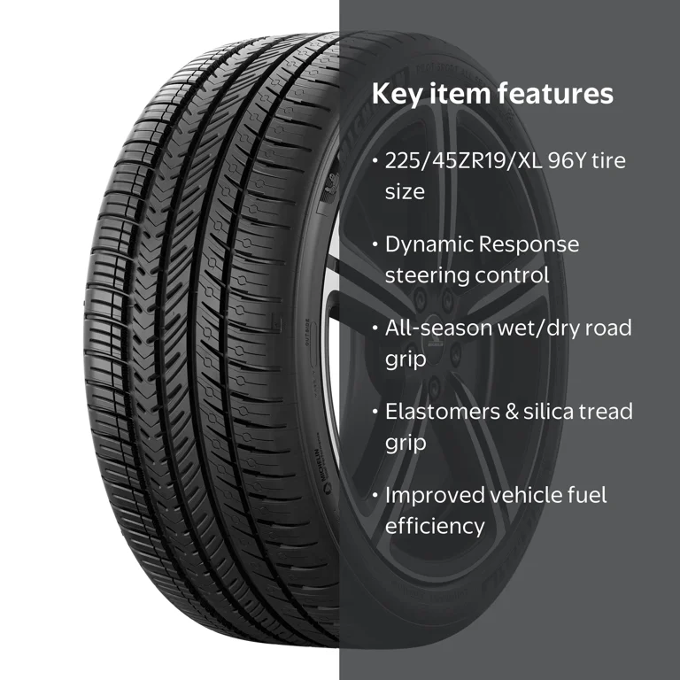 Free Shipping! Michelin Pilot Sport All-Season 4 225/45ZR19 XL