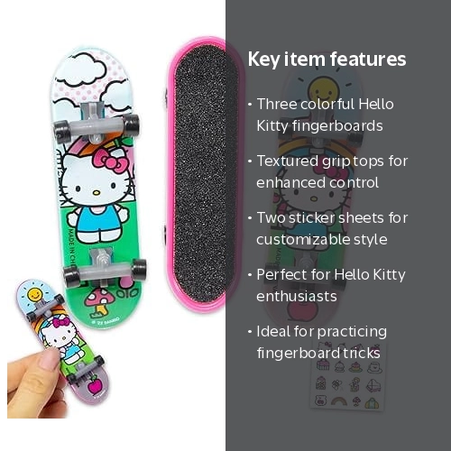 Hello Kitty Fingerboard Textured Grip Top 3 Pack - Walmart.com