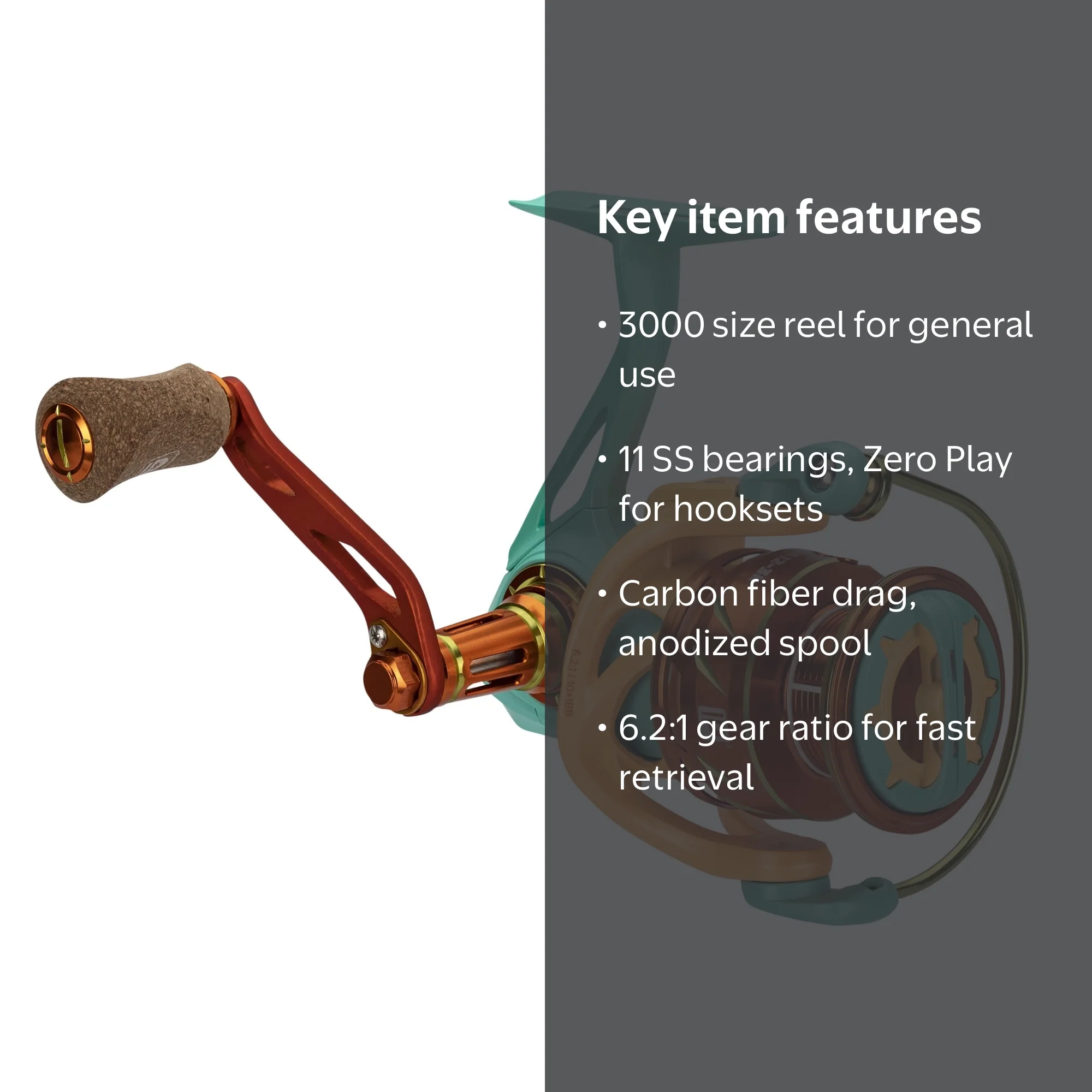 Profishiency Krazy A12 3000 Size Premium Spinning Reel - Walmart.com