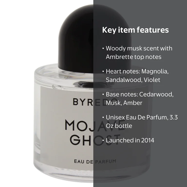 Byredo Mojave Ghost Eau De Parfum - Unisex, 3.3 Oz, Notes of