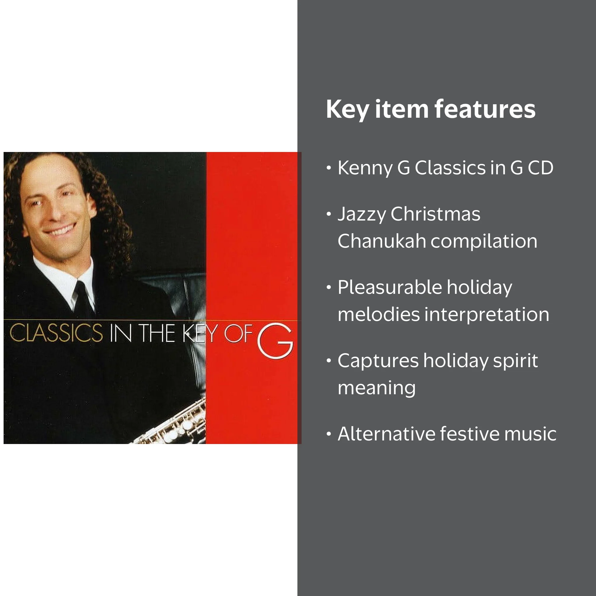 Kenny G - Classics in the Key of G - Music & Performance - CD