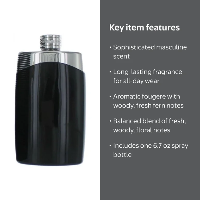Montblanc Legend Men's Perfume, 6.7 oz Eau De Toilette Spray