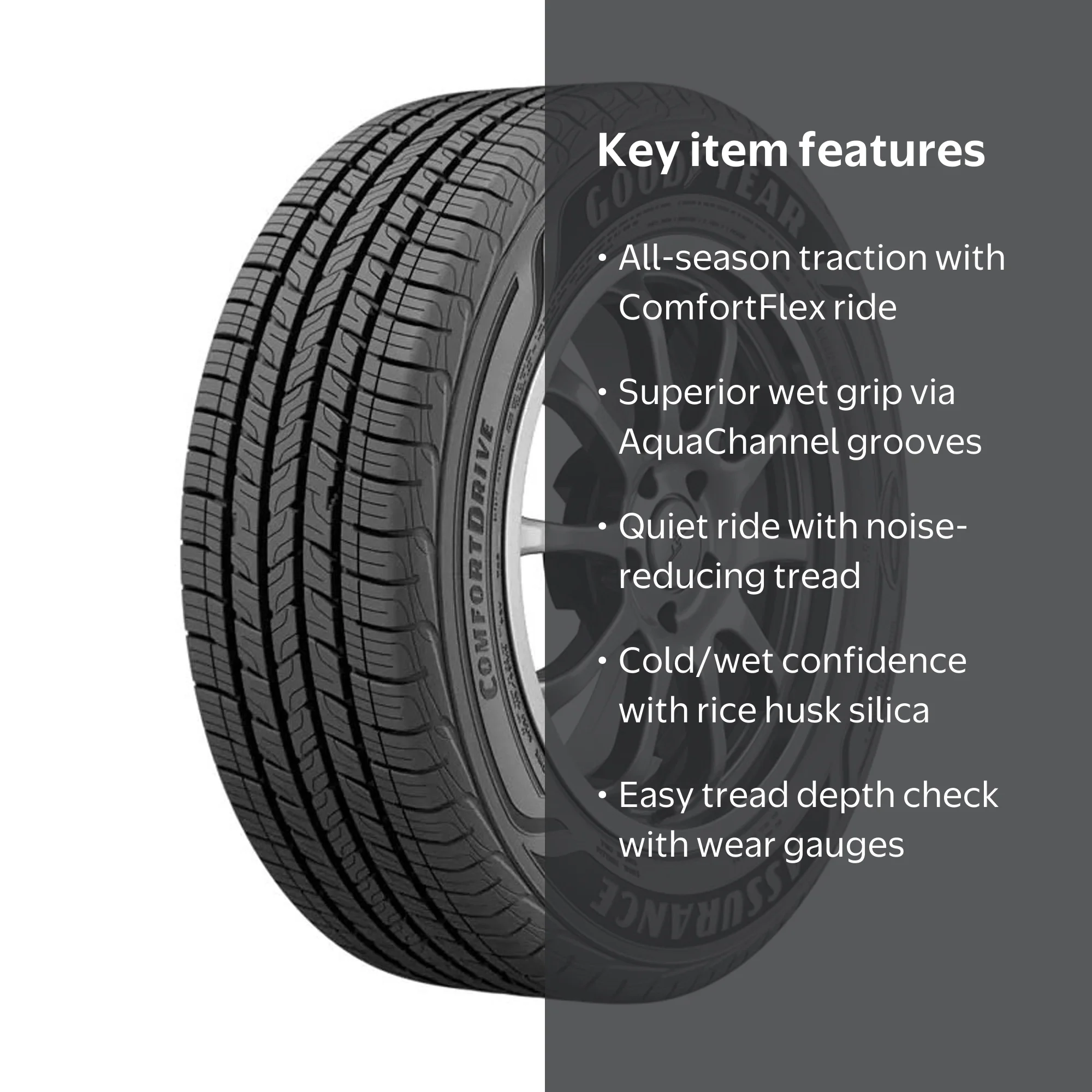 Goodyear Assurance ComfortDrive 235/55R17 99H All Season Passenger