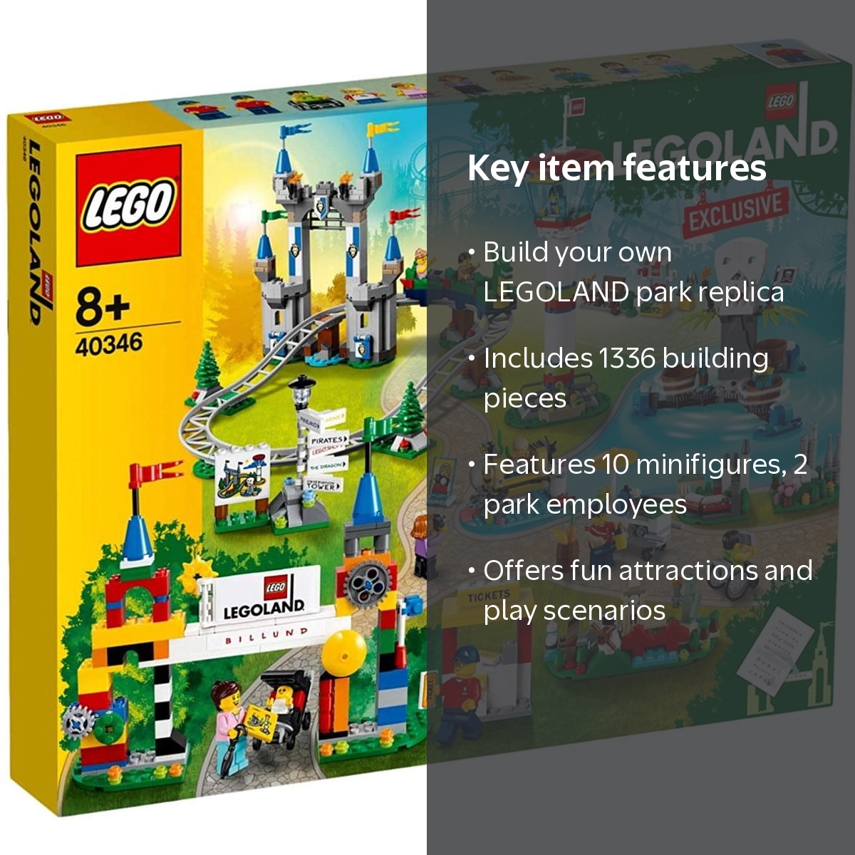 Free Shipping! LEGO LEGOLAND Park Box Set (40346) - Walmart.com