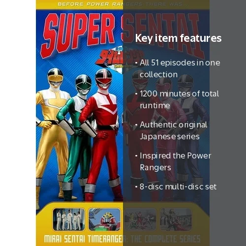 Power Rangers: Mirai Sentai Timeranger - The Complete Series (DVD