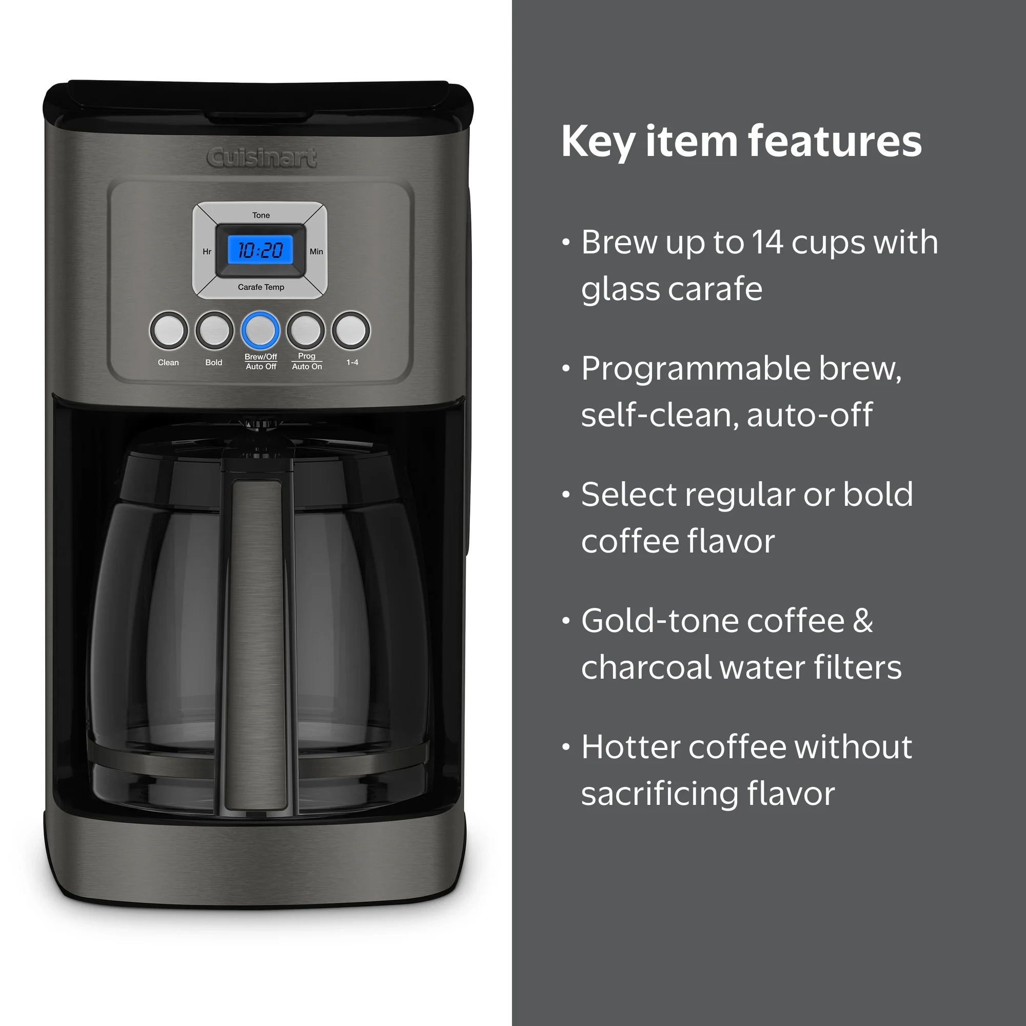 Cuisinart, Perfectemp‚Ñ¢ 14 Cup Programmable Coffeemaker, Black