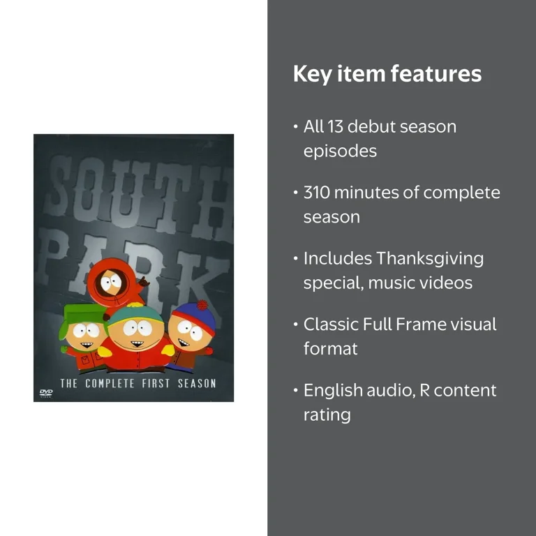 South Park: The Complete First Season - Walmart.com