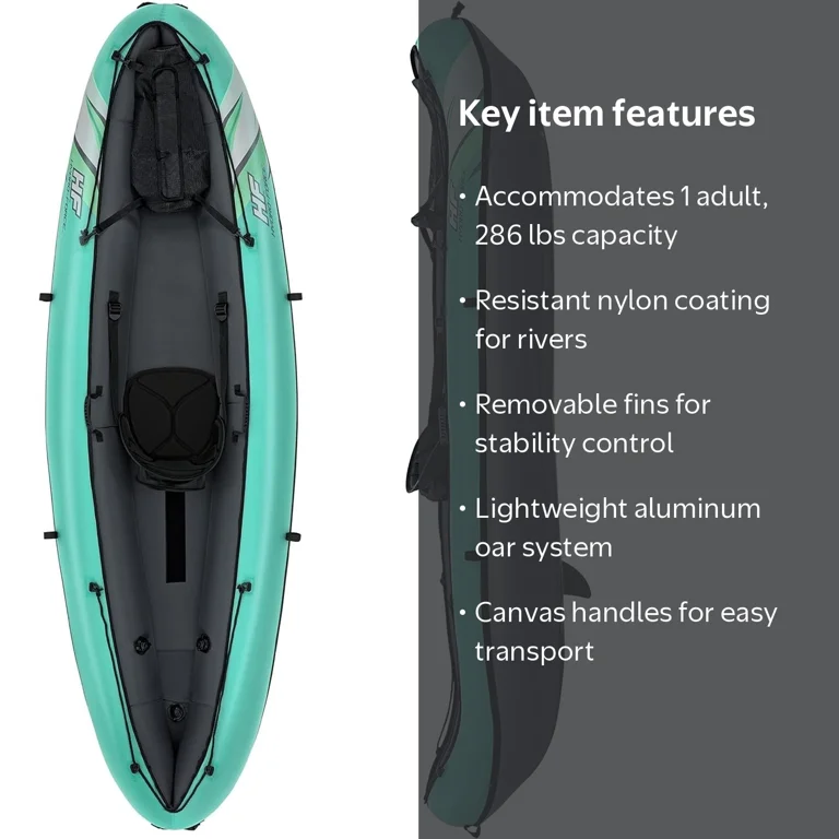 Bestway Hydro Force Inflatable Kayak Set - 1-Person Ventura Elite