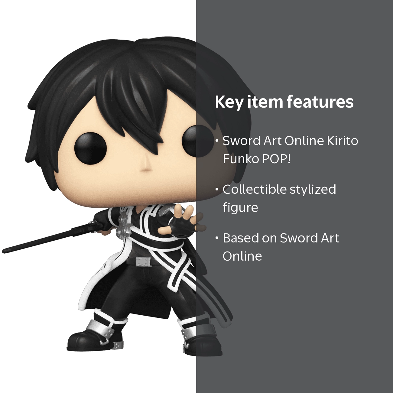 Funko POP! Animation: Sword Art Online - Kirito - Walmart.com