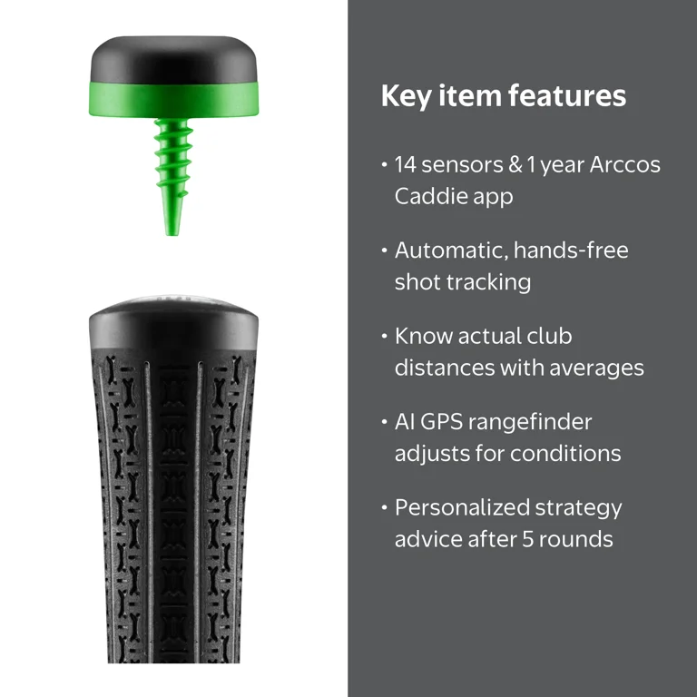 Arccos Golf, Golf Caddie Smart Sensors, 3rd Generation, 14 Club