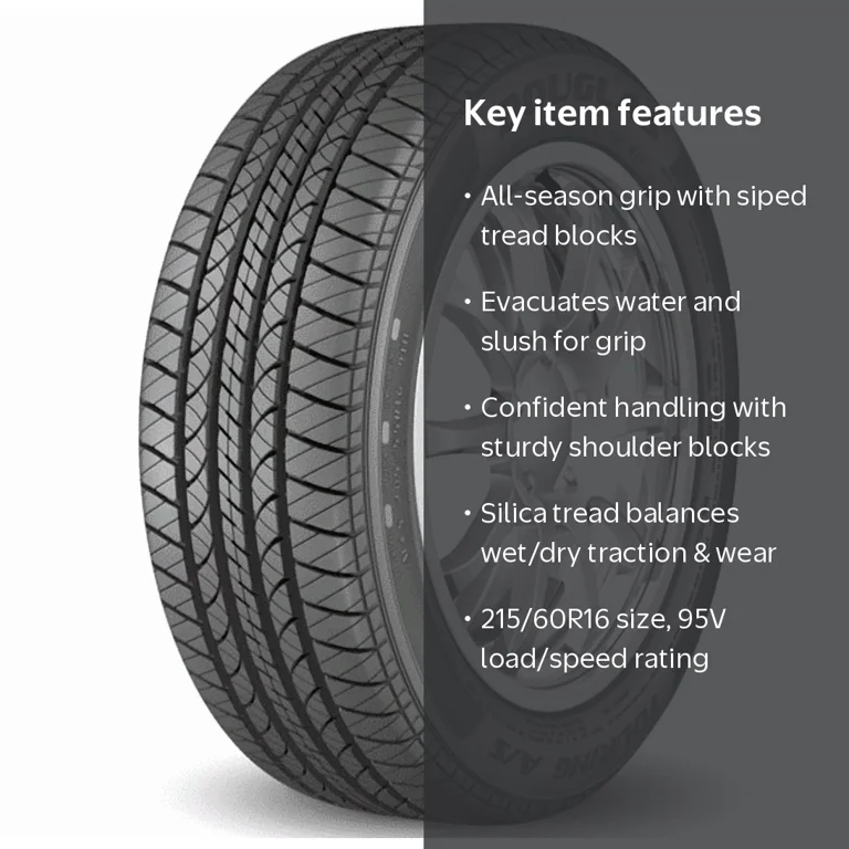 Douglas Touring A/S 215/60R16 95V All-Season Tire - Walmart.com