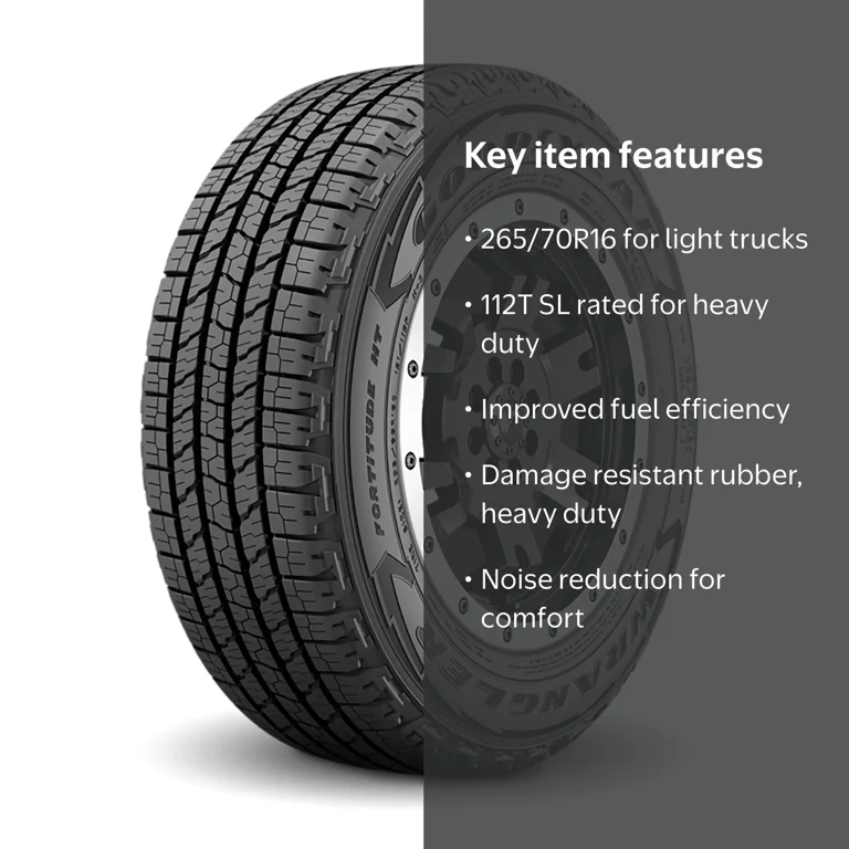 Goodyear Wrangler 265/70R16 112T Light Truck Tire, All-Season