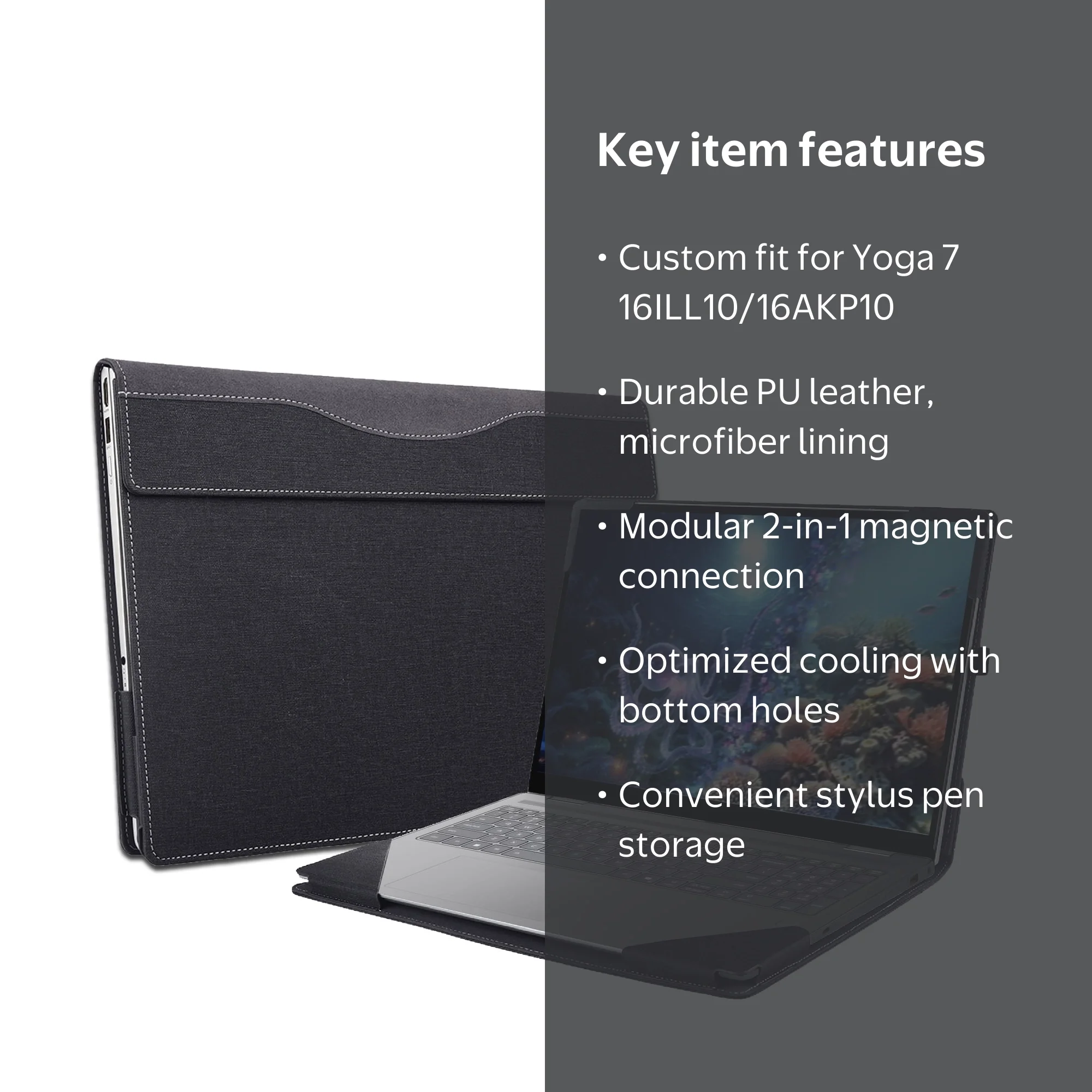 16 inch Laptop Case Cover for Lenovo Yoga 7 2-in-1 16ILL10