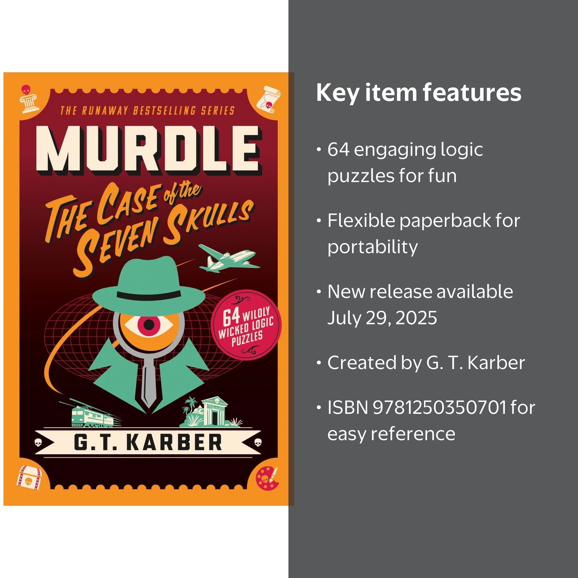 G. T. Karber, Paperback, 64 Wildly Wicked Logic Puzzles - Walmart.com