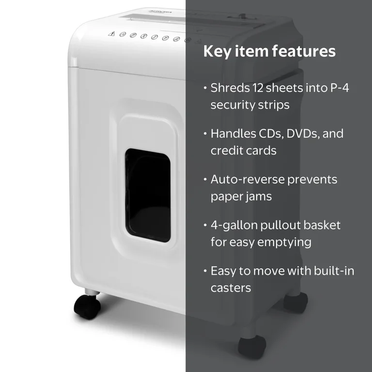 ラストナイザー12本セット Aurora AU1262XA Anti-Jam 12-Sheet Crosscut Paper Shredder