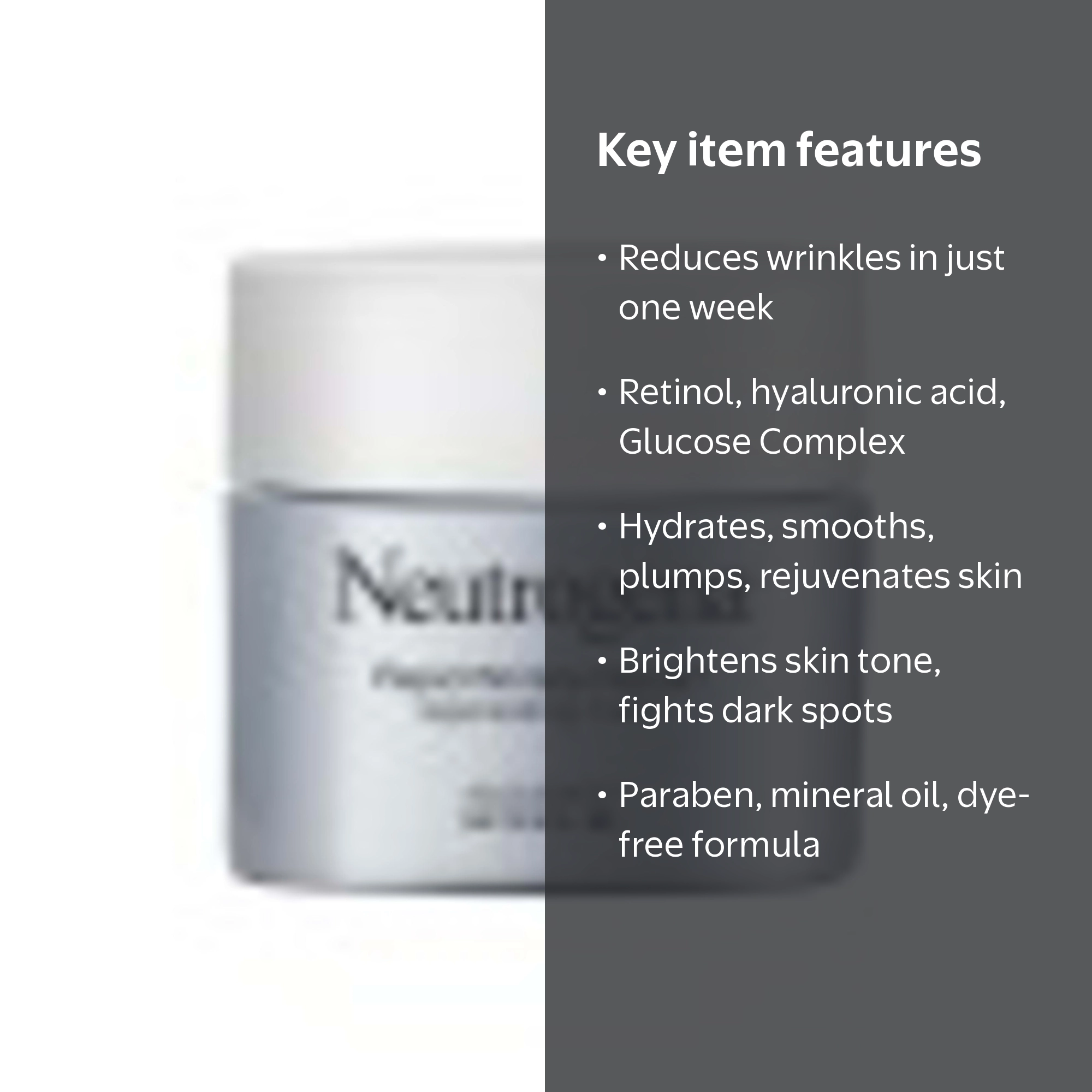 Neutrogena Rapid Wrinkle Repair Retinol Cream, Anti-Aging Face