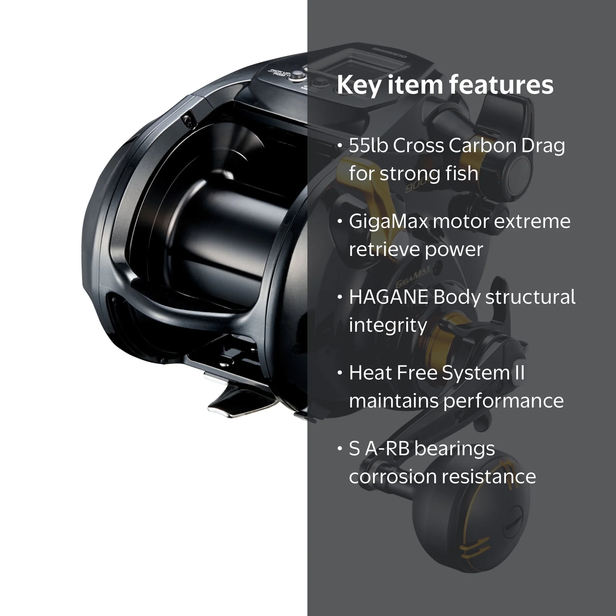 electric motor fishing reel Kraken Big Game Reels Reels Built on the legendary platform of the Fathom II Lever Drag reels AtlantiX 12000 Electric Fishing Reel