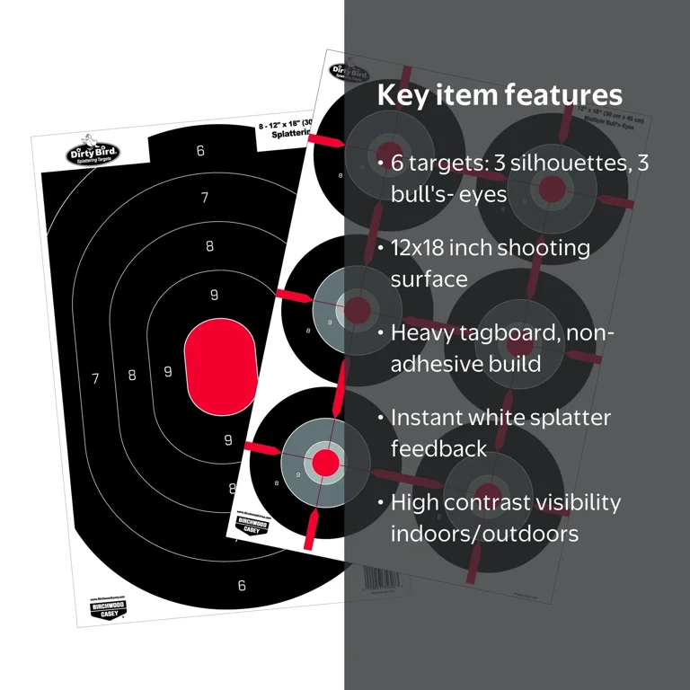 Birchwood Casey Dirty Bird Splattering Targets - 12 x 18 - Walmart.com