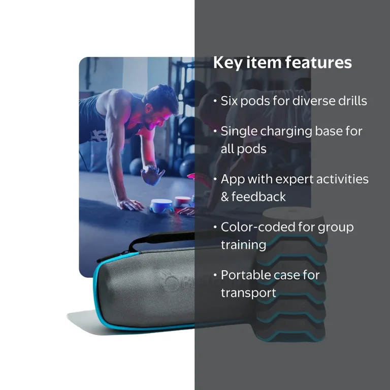 Blazepod Reaction Training Platform for Agility & Speed (6 Pods