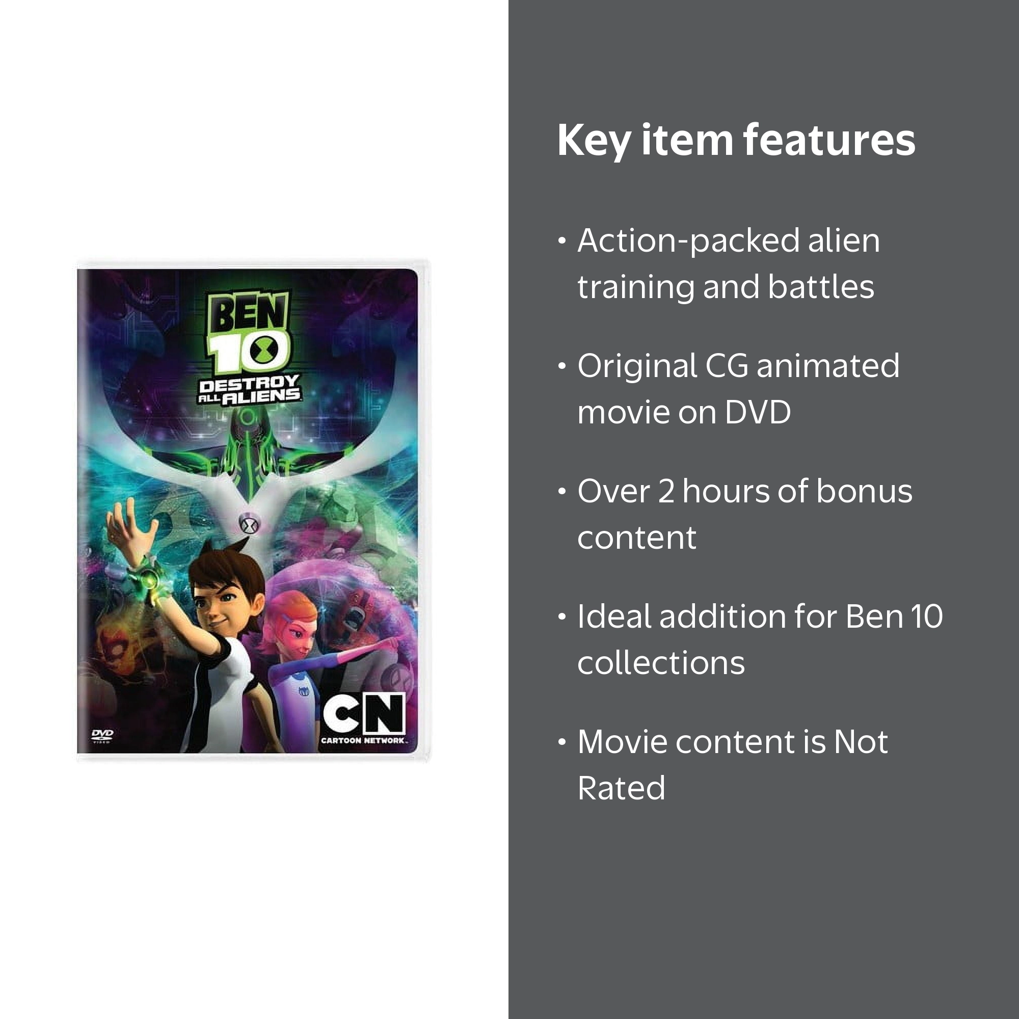 Ben 10: Destroy All Aliens (DVD) - Walmart.com