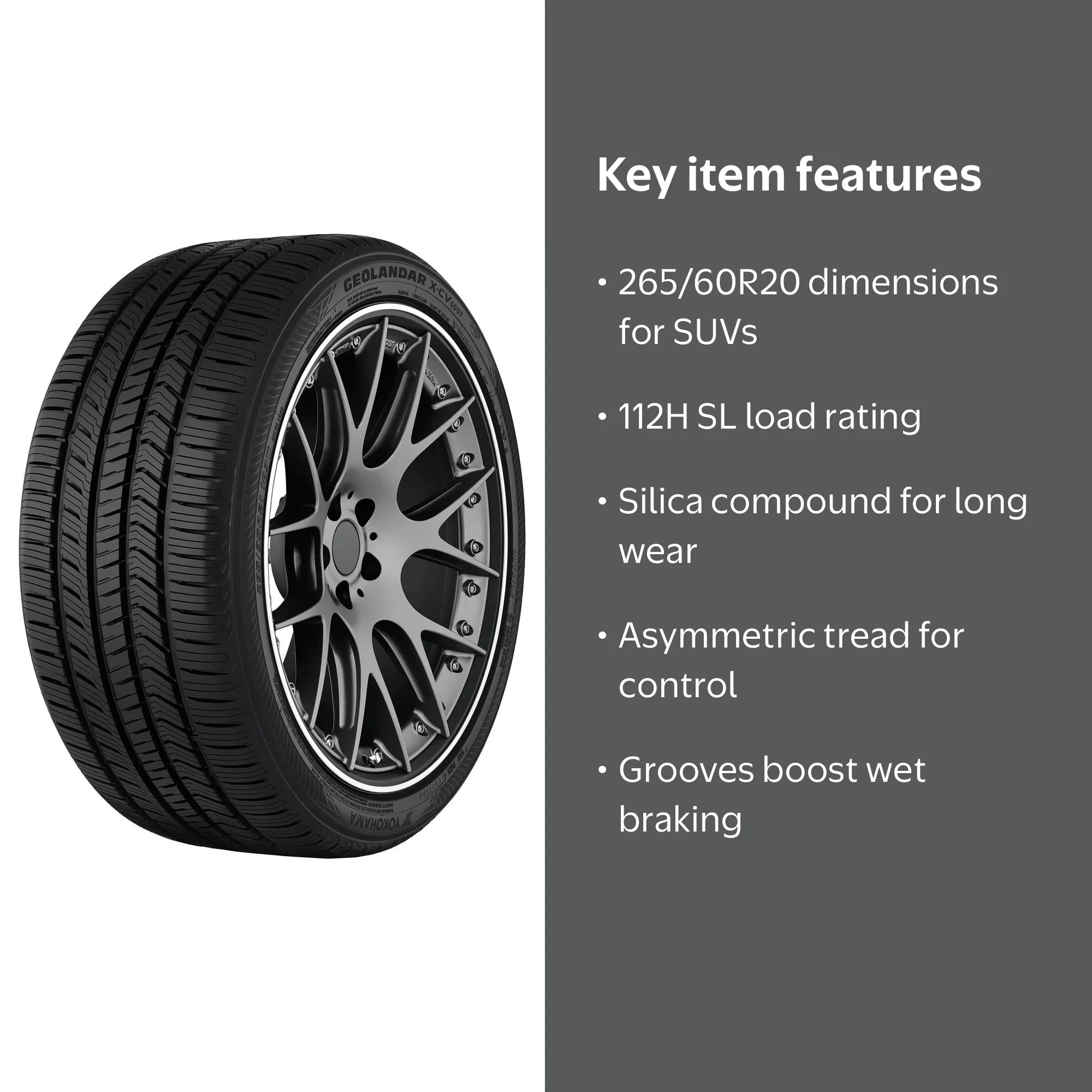 Yokohama Geolandar X-CV 265/60R20 112H All-Season SUV/Crossover