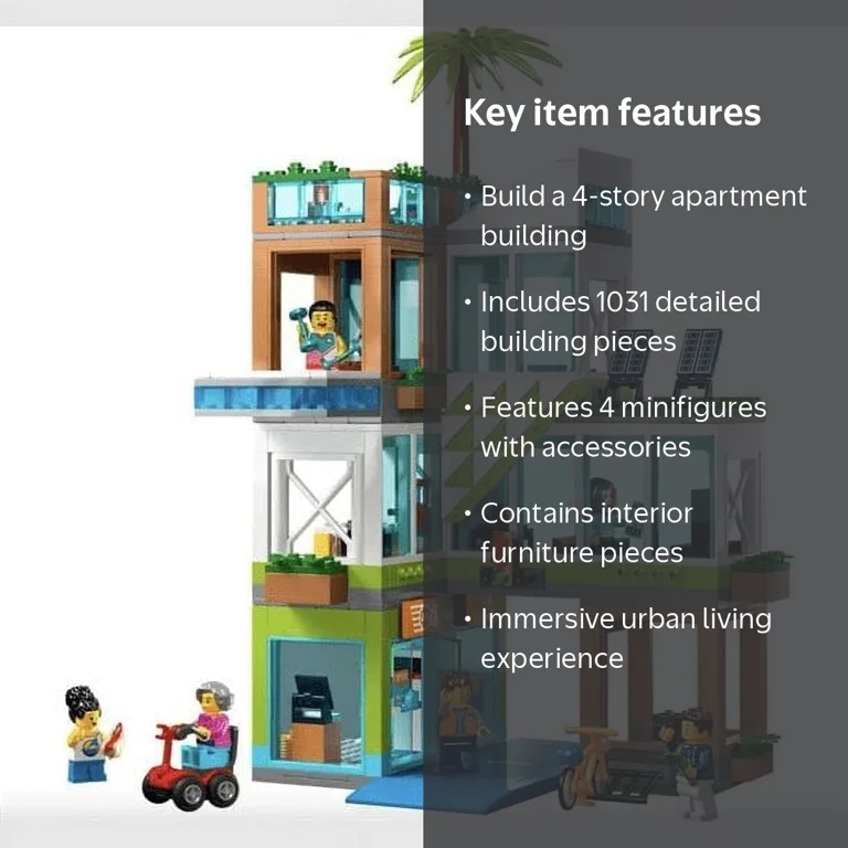 Lego City Apartment Building 60365 - Walmart.com