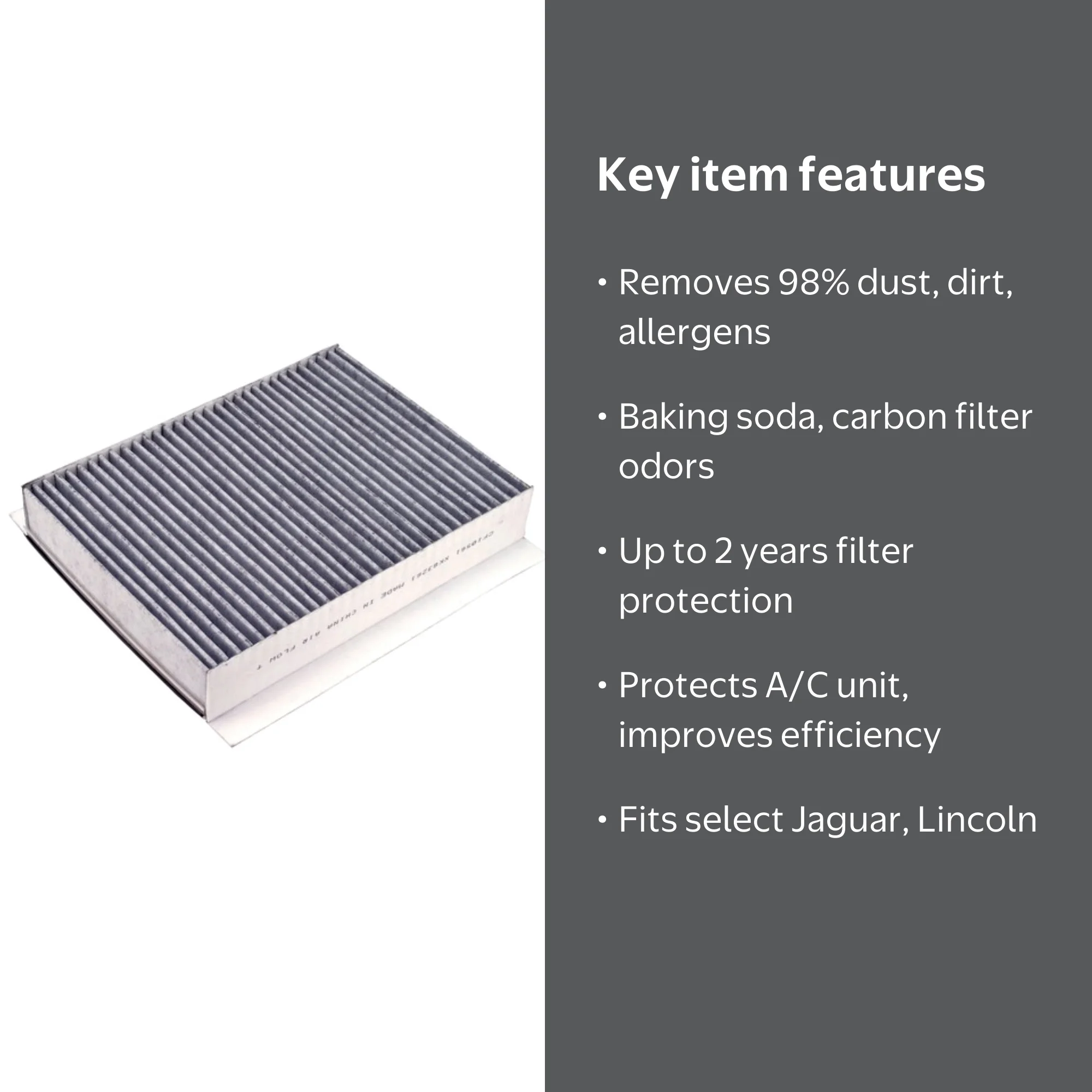FRAM CF10561 Cabin Air Filter 98% Filter Efficiency - Walmart.com