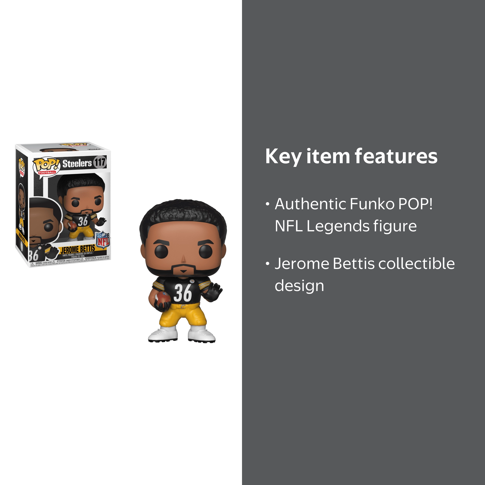 Funko POP! NFL Legends - Jerome Bettis Collectible Figure