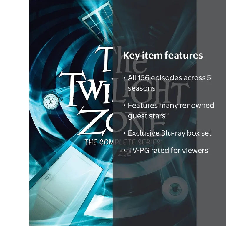 CBS, The Twilight Zone: The Complete Series, 24 discs, 156