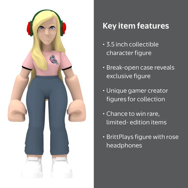 ScreenBreakZ Gamerz Collectible Figures, BrittPlays, Unique