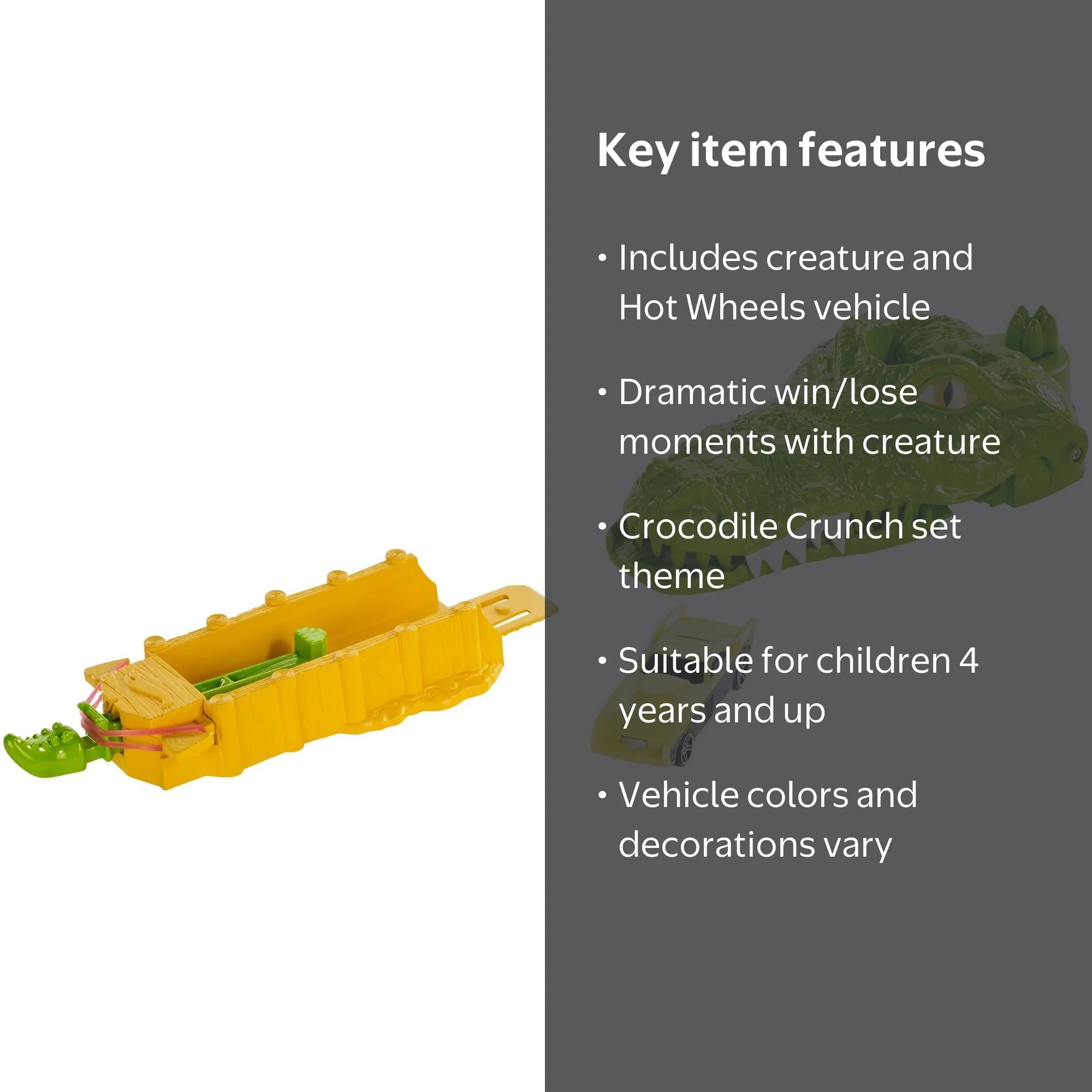 Hot Wheels Crocodile Crunch Play Set - Walmart.com