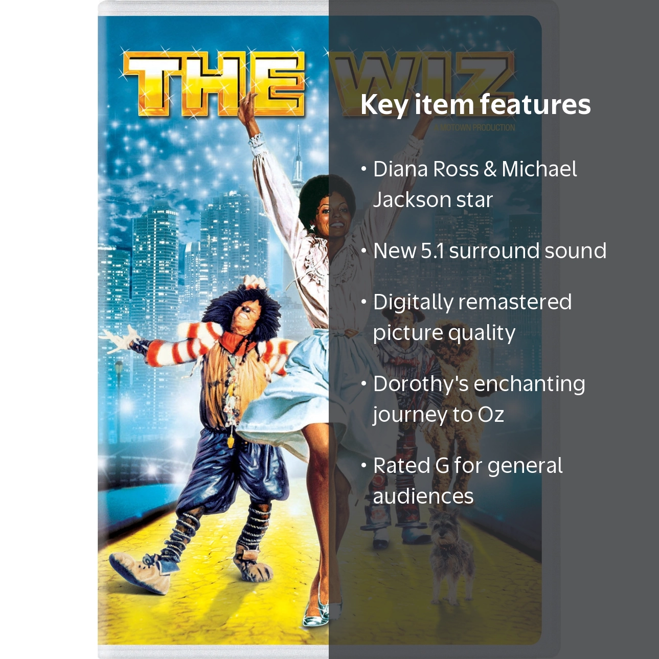 The Wiz 1978 DVD, Musical, Adventure, Family, Fantasy, Universal