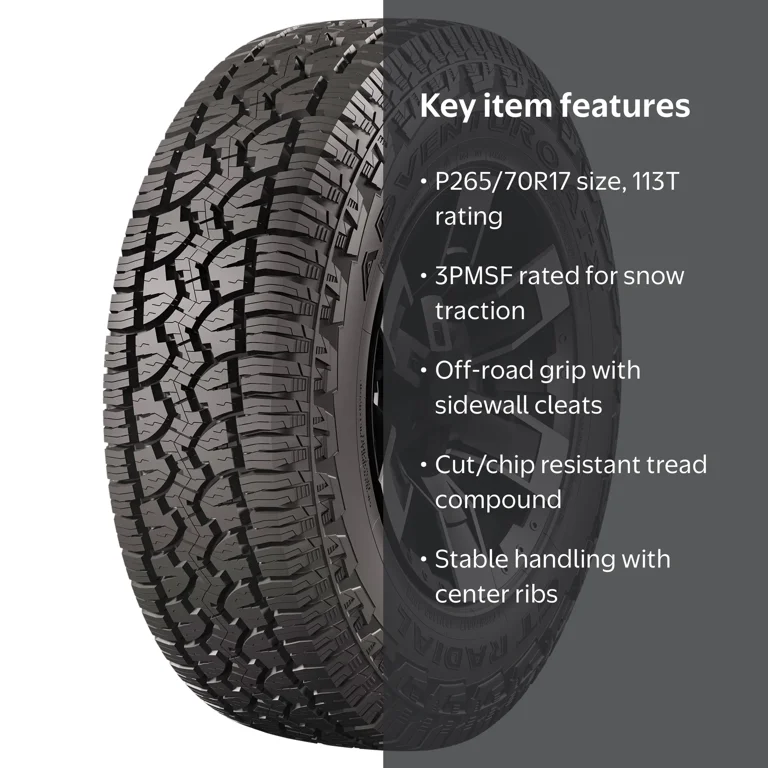 GT Radial ADVENTURO ATX P265/70R17 113T - Walmart.com